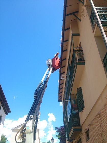 Cofenxa · Instalación de canalones